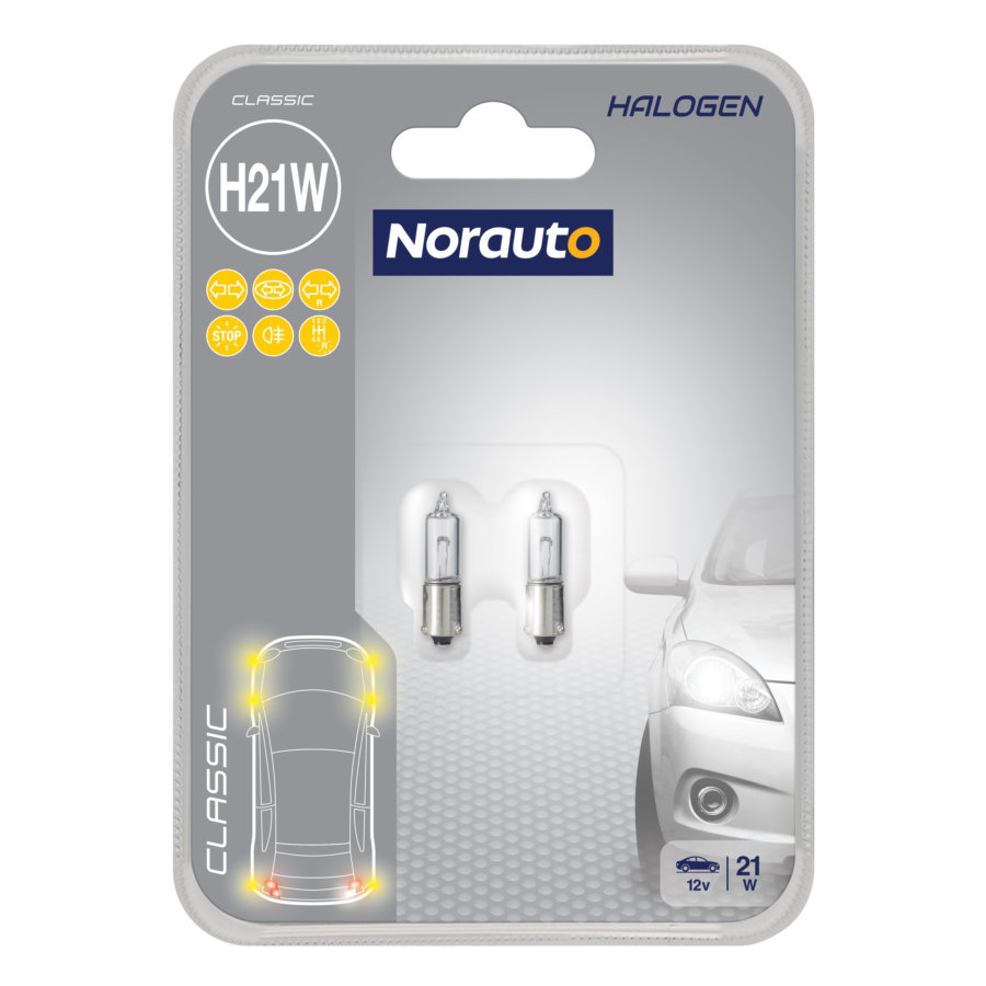 2 Ampoules H21w Norauto Classic