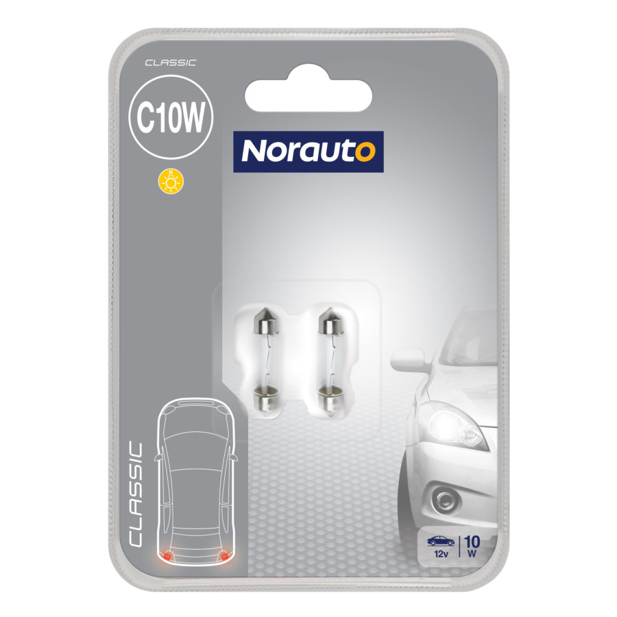 2 Ampoules C10w Norauto Classic