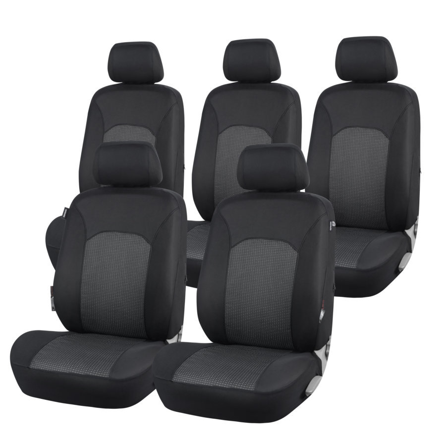 Jeu Complet De Housses Universelles Voiture Break Norauto Mercury Noir Avec