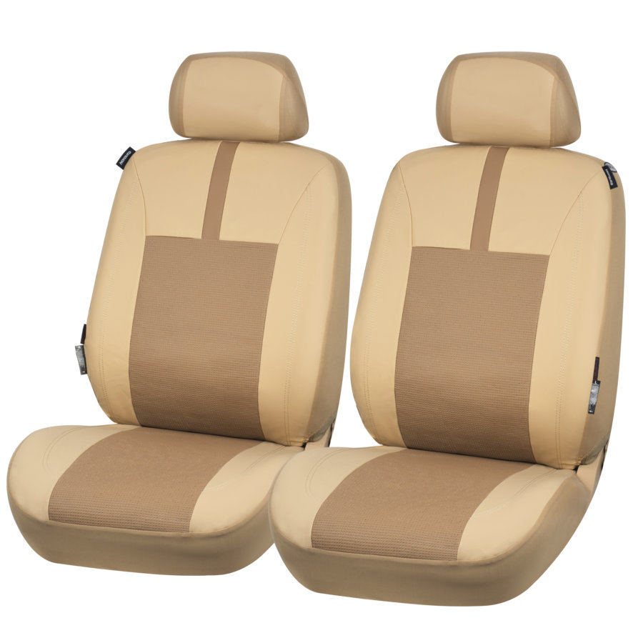 Jeu De Housses Universelles 2 Sièges Avant Norauto Jupiter Beige