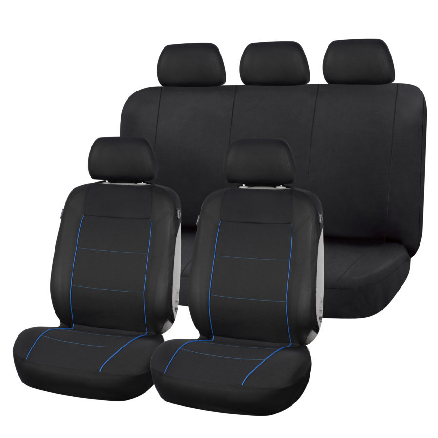 Jeu Complet De Housses Universelles 1er Prix Noir Et Bleu