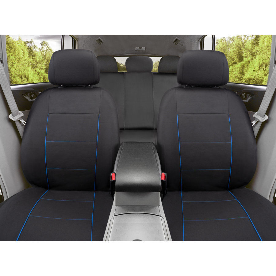 Housses Sièges Auto WRC - Velours Noir Brodé - Universel Compatible Airbag Housses Universelles Brodées Housses Sièges Auto WRC - Velours Noir Brodé - Universel Compatible Airbag Housses Universelles Brodées