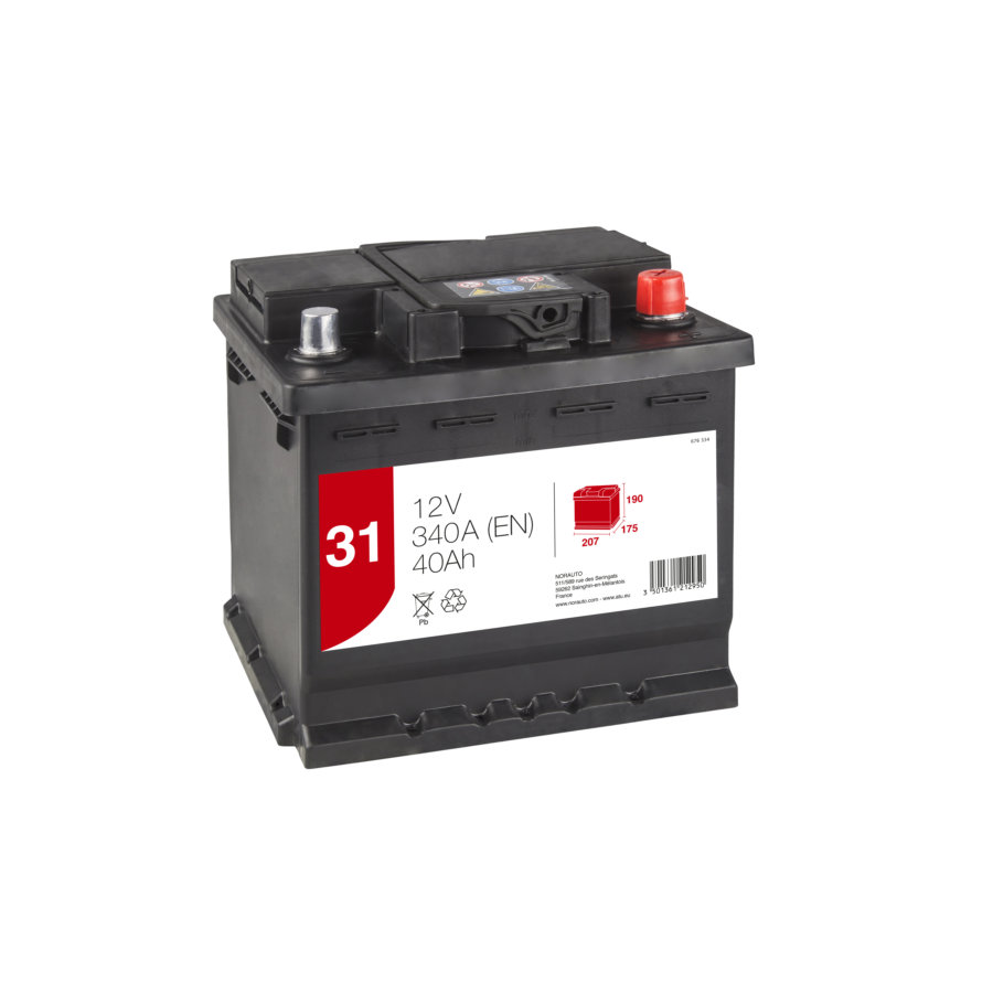Batterie 1er Prix Bvp31 40 Ah - 340 A