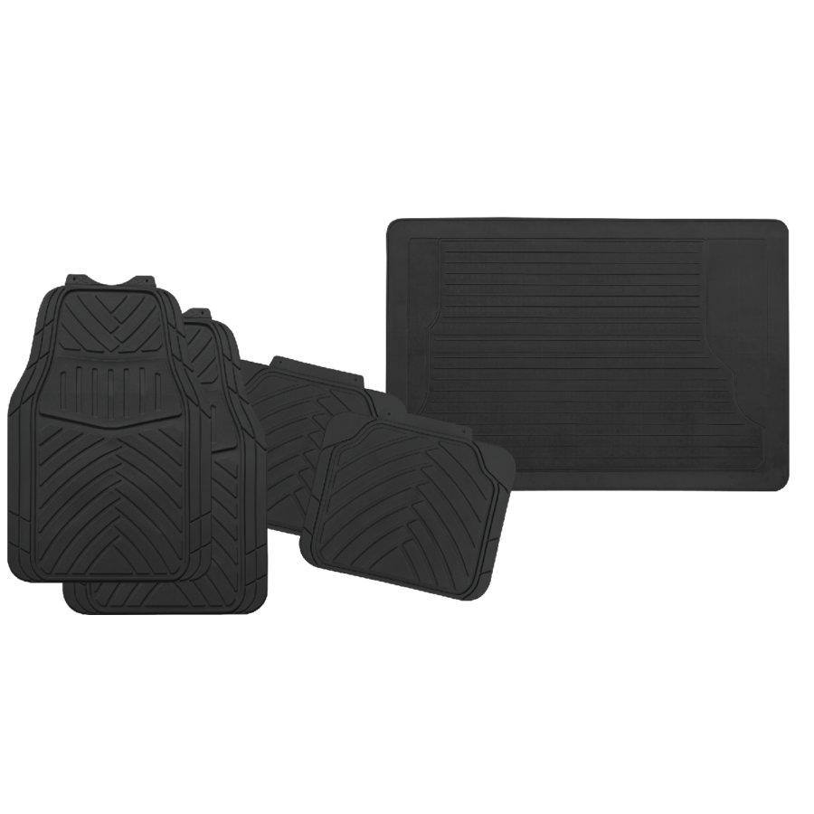 4 Tapis Voiture Universel En Pvc + Protection De Coffre