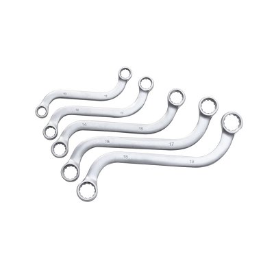 Jeu 8 Clés Polygonales Double Œil - 6-22mm - Acier Chrome Vanadium