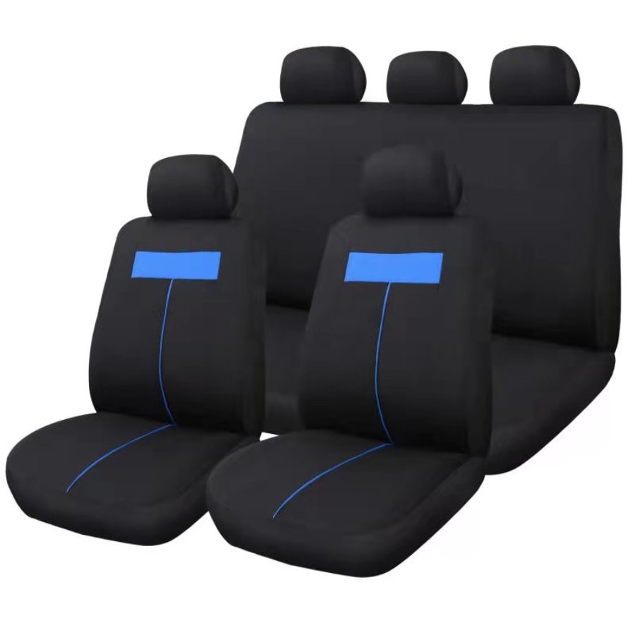 Jeu Complet De Housses Universelles Voiture 1er Prix Noir Et Bleu