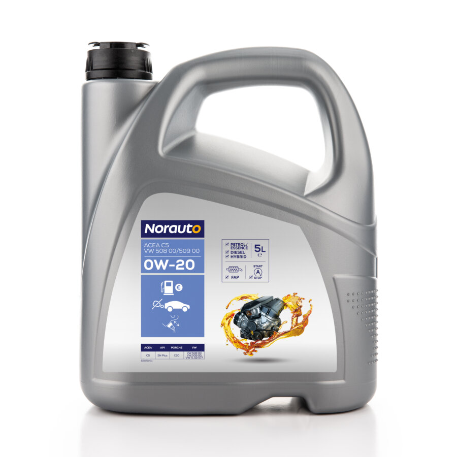 Huile Moteur Norauto 0w20 C5 Vw 508 00 - 509 00 5l