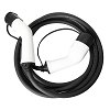 Câble De Recharge Type 2 32A / 22kW (triphasé) 5 Mètres Pour Voiture électrique - Compatible Tesla, BMW, Nissan Et Tous BEV/PHEV