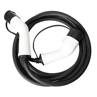 Câble de recharge voiture électrique NORAUTO Type 2 vers Type 2 - 5m - 22 kw (triphasé 32A)
