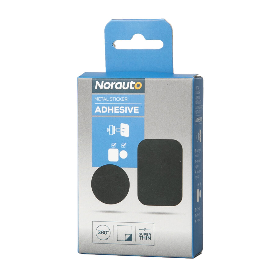 2 plaques magnétiques adhésives NORAUTO Norauto.fr