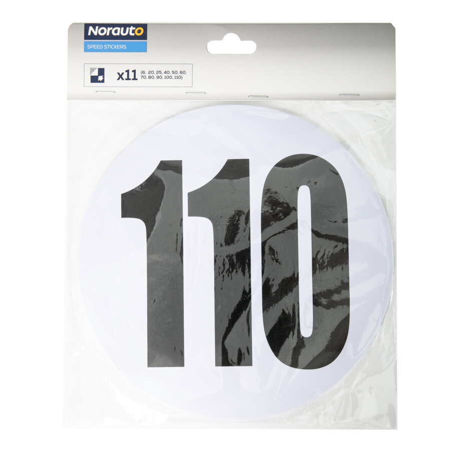 Kit De Disques Adhésifs De Limitation De Vitesse Norauto 11 Pièces