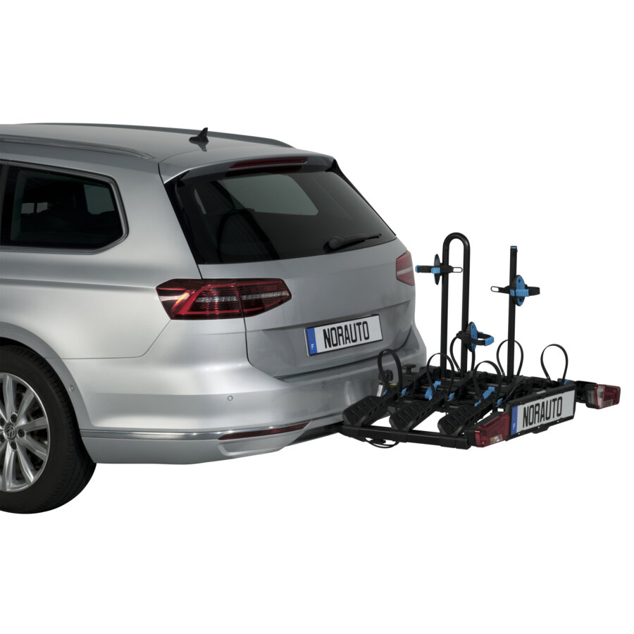 Photo Porte-vélos Sur Attelage Norauto Deck 200-3 Pour 3 Vélos