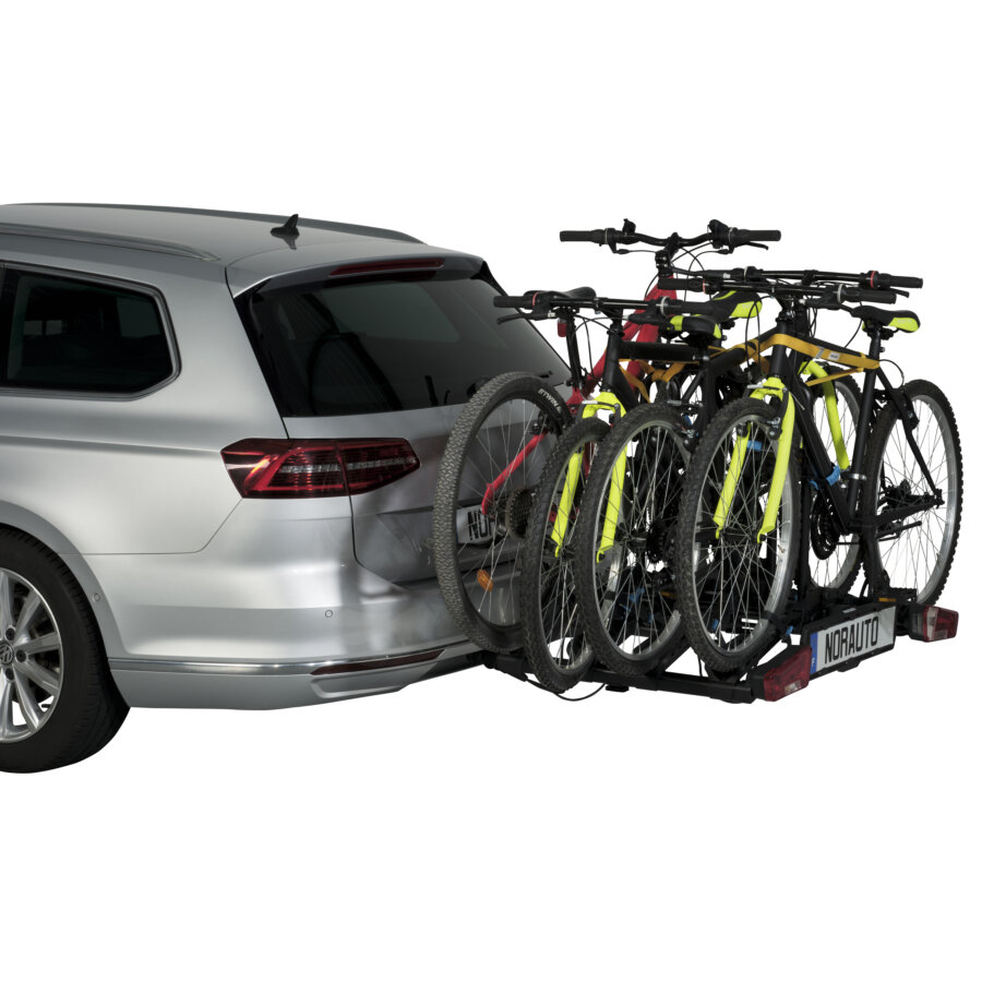 Photo Porte-vélos Sur Attelage Norauto Deck 200-4 Pour 4 Vélos