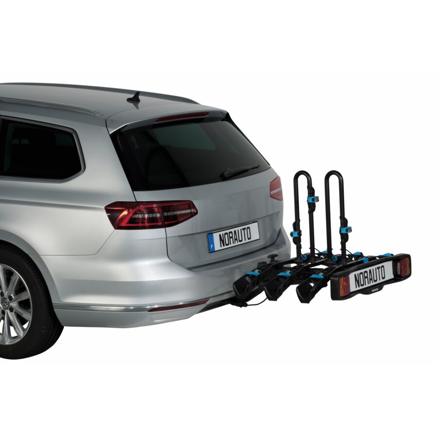 Photo Porte-vélos Sur Attelage Norauto Deck 100-3 Pour 3 Vélos