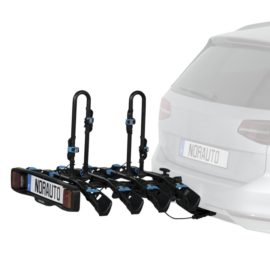 Photo Porte-vélos Sur Attelage Norauto Deck 100-4 Pour 4 Vélos