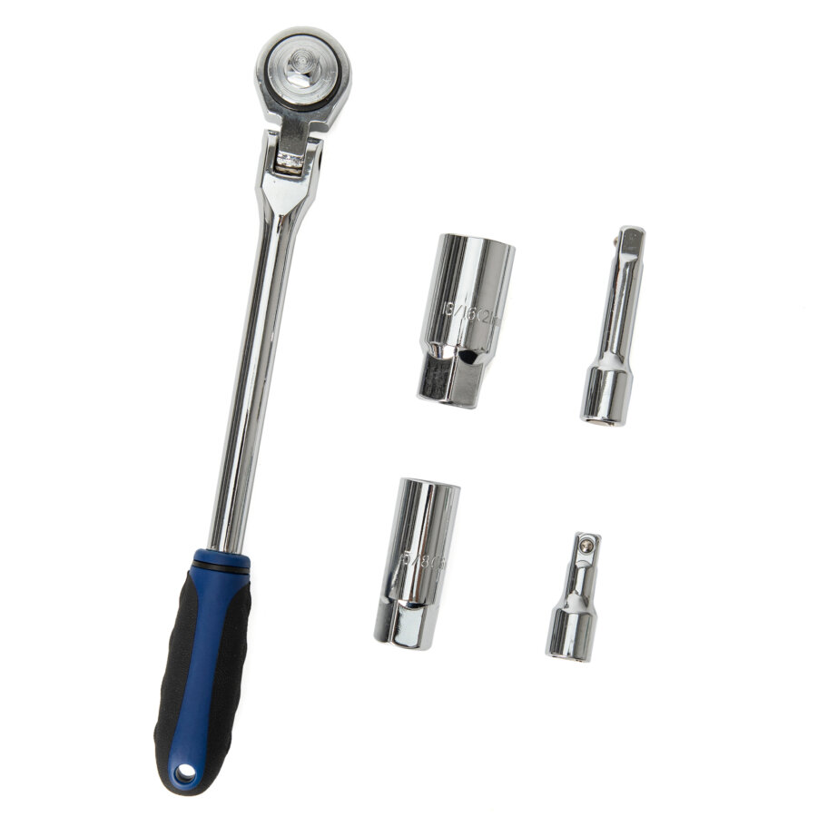Kit Clé À Bougie Cliquet Norauto 16 Mm Et 21 Mm 5 Pièces