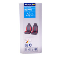 Jeu complet de housses universelles voiture NORAUTO Deimos rouge