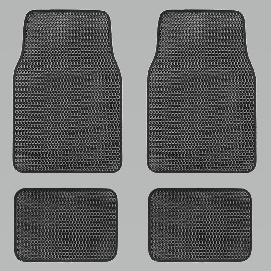 Jeu De 4 Tapis Universels Norauto En Caoutchouc Eva Noir