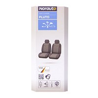 WLLHYF Housse de repose-bras de voiture en tissu plat élastique universelle pour camions, SUV, fourgonnettes, une paire (gris
