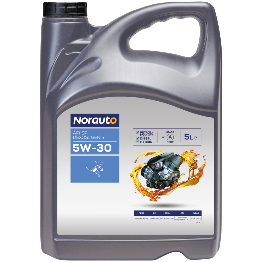 Huile Moteur Norauto Dexos1 Gen3 5w30 5l