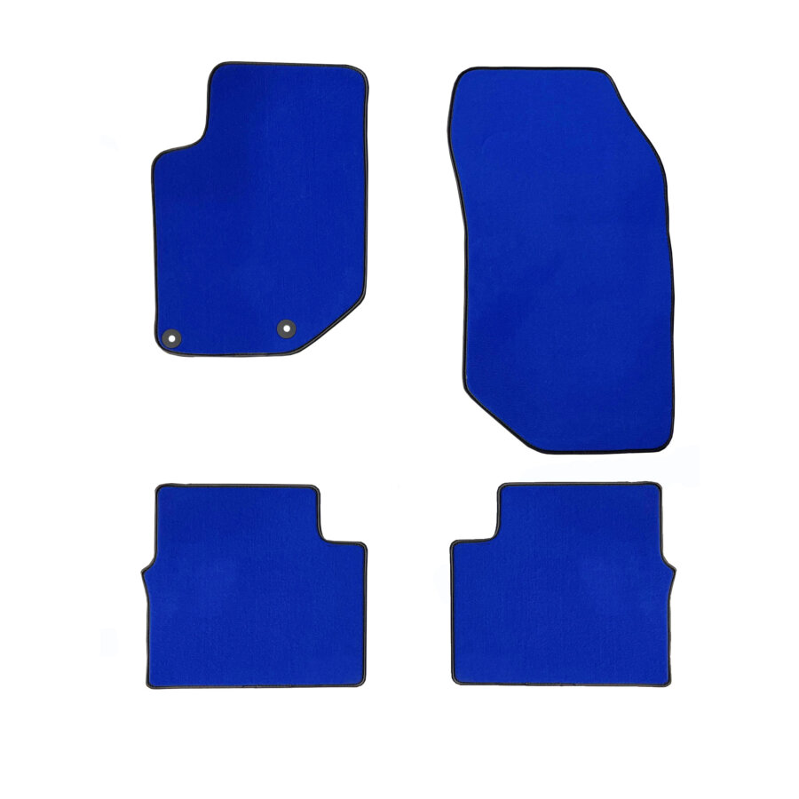 4 Tapis Sur Mesure Moquette Couture Bleus