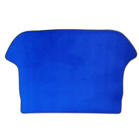 1 tapis de coffre sur mesure bleu en moquette COUTURE