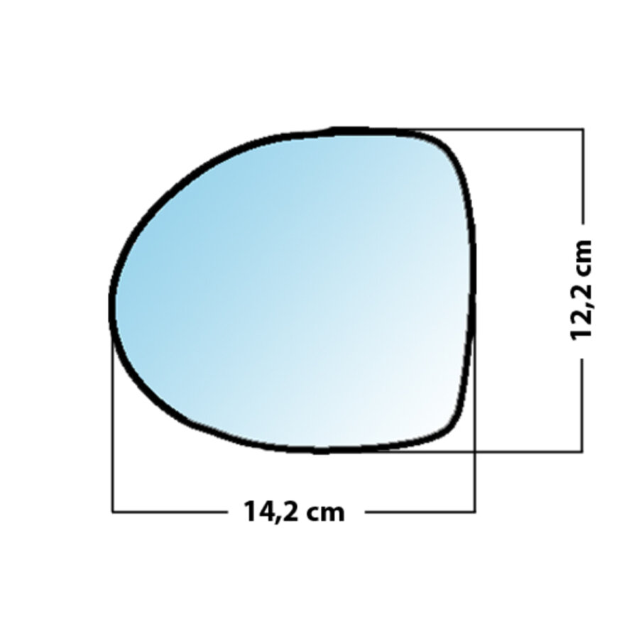 337015365 MCS Miroir De Rétroviseur Gauche, Droit Pour RENAULT MODUS / GRAND MODUS, CLIO, TWINGO | AUTODOC Prix Et Avis