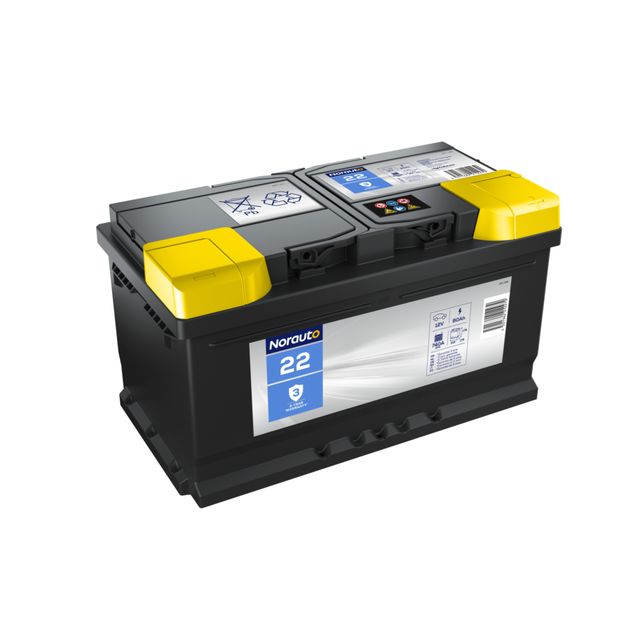 NORAUTO Batterie  Bv22 80 Ah - 740 A