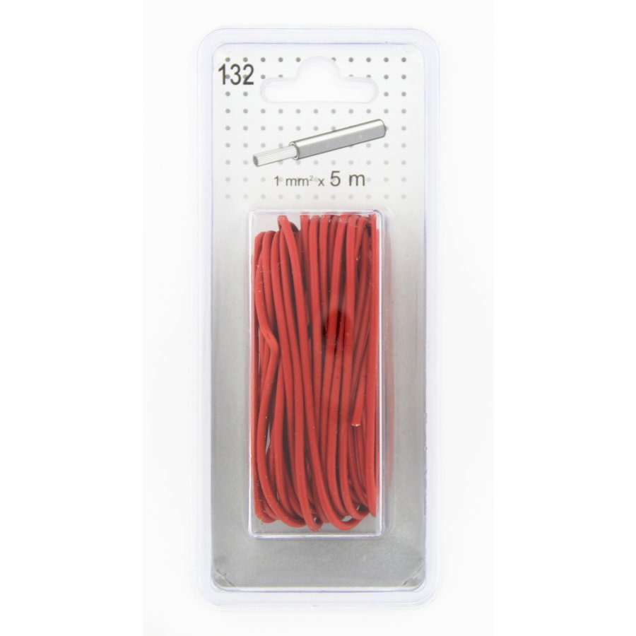 Câble Électrique 1mm² Rouge 5 M