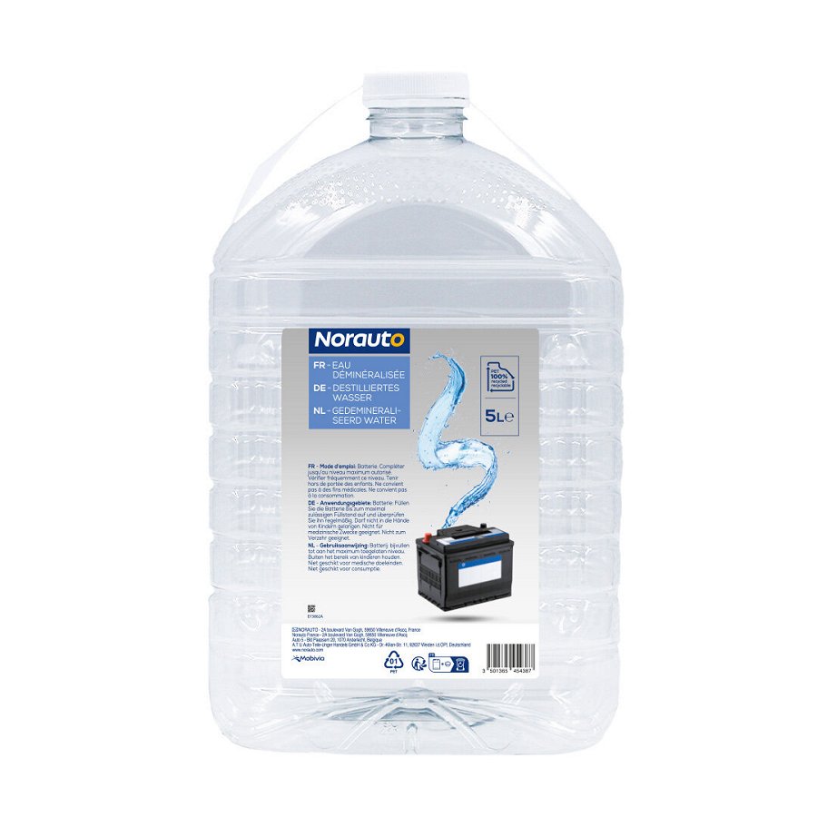 Eau Déminéralisée 5 L Norauto