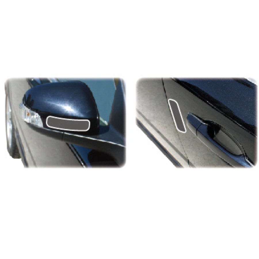 2 Films De Protection Autocollants Et Invisibles 15 X 3 Cm Norauto