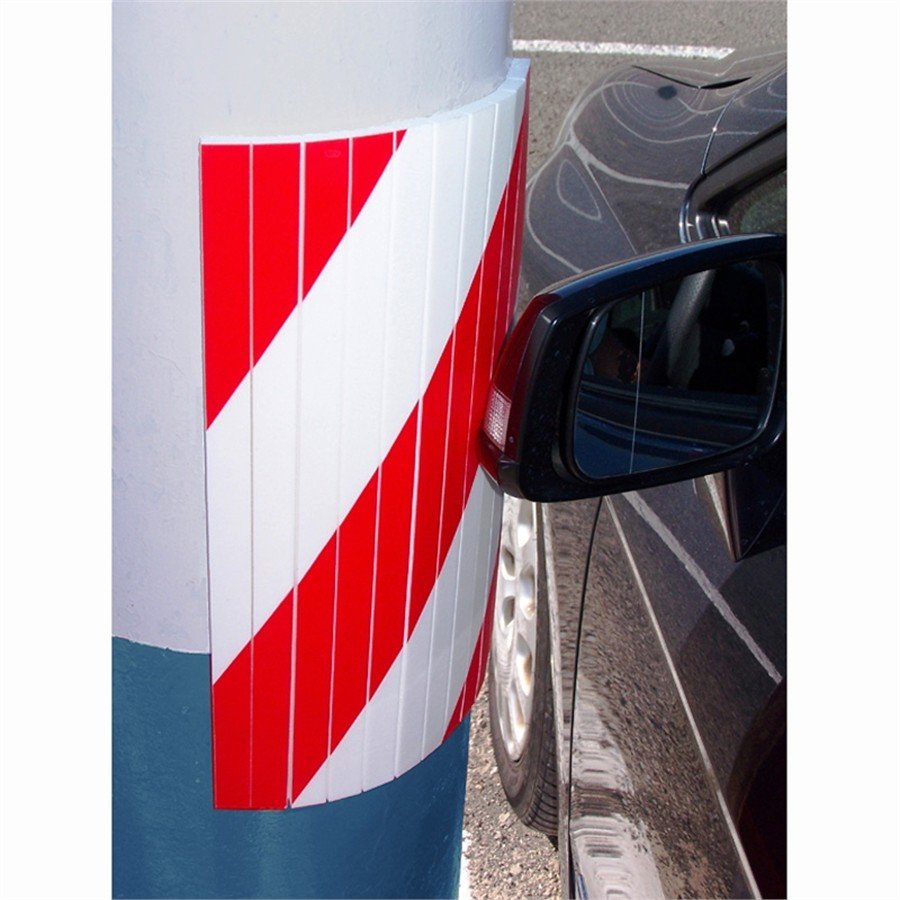 1 Mousse De Protection Lamellée Rouge Et Blanche Pour Voiture 39 Cm Norauto