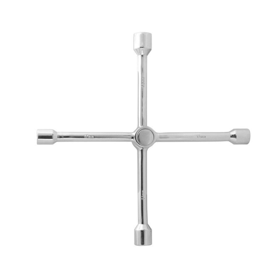 Clé En Croix Pliable + Extrémités 6 Pans 17, 19, 21 Et 23 Mm Norauto