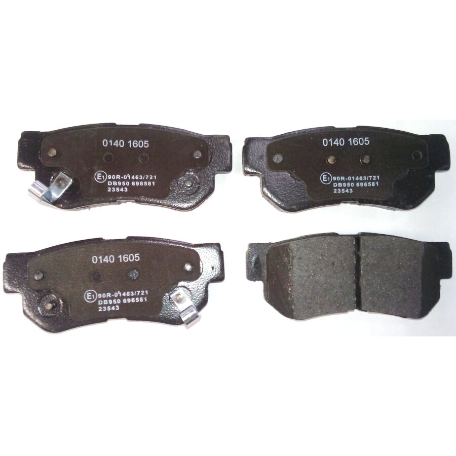 4 Plaquettes De Frein Norauto Nrp1606