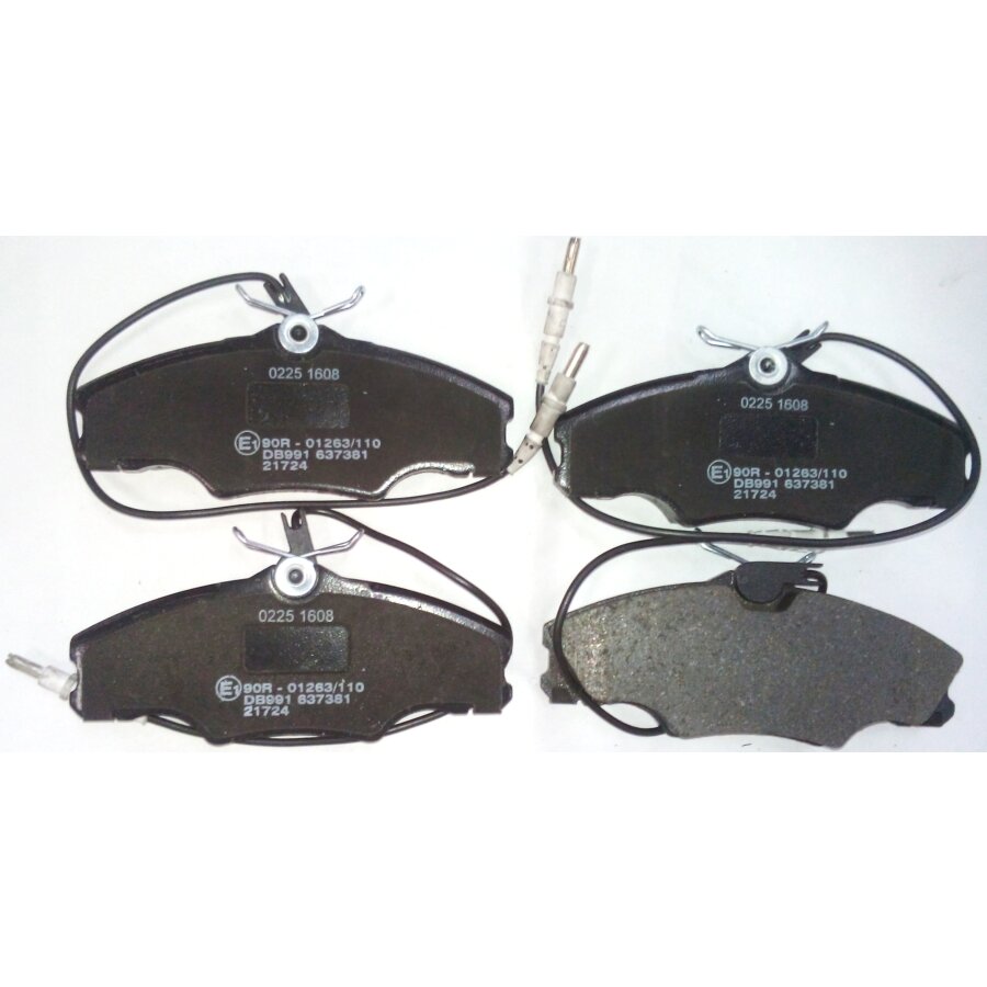 4 Plaquettes De Frein Norauto Nrp 1062