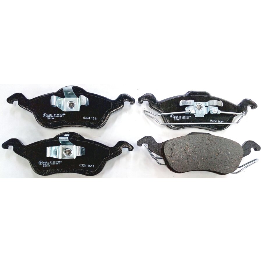 4 Plaquettes De Frein Norauto Nrp1318