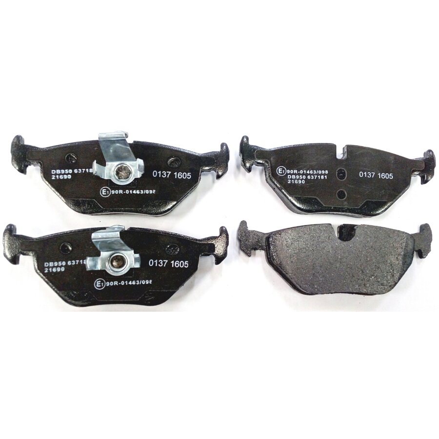 4 Plaquettes De Frein Norauto Nrp1075