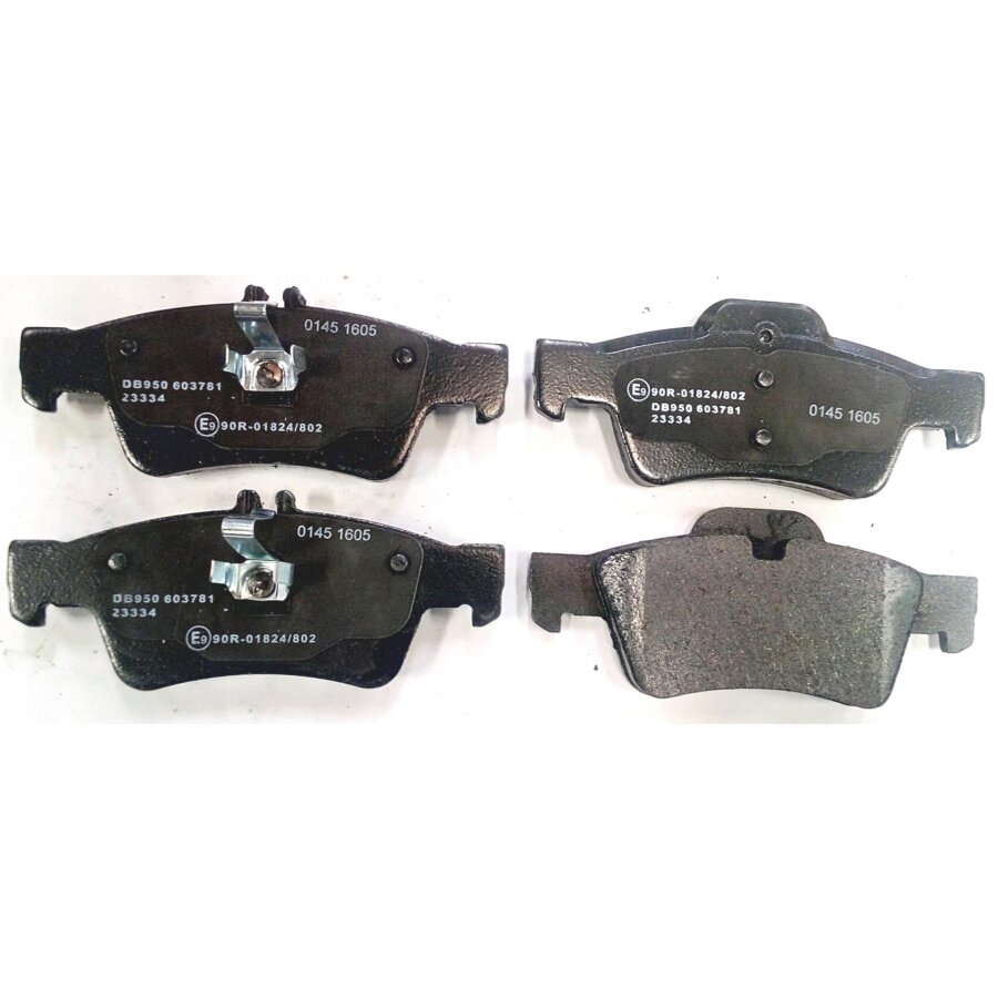 4 Plaquettes De Frein Norauto Nrp1526