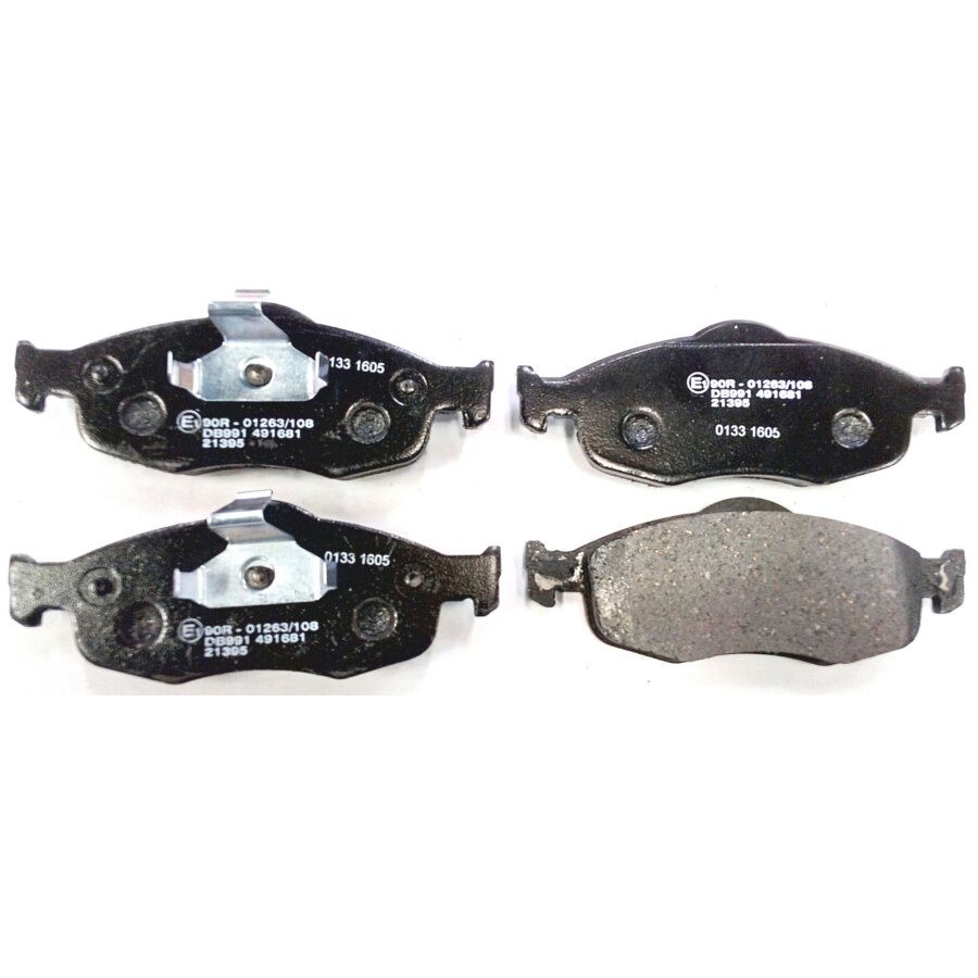 4 Plaquettes De Frein Norauto 21837 P