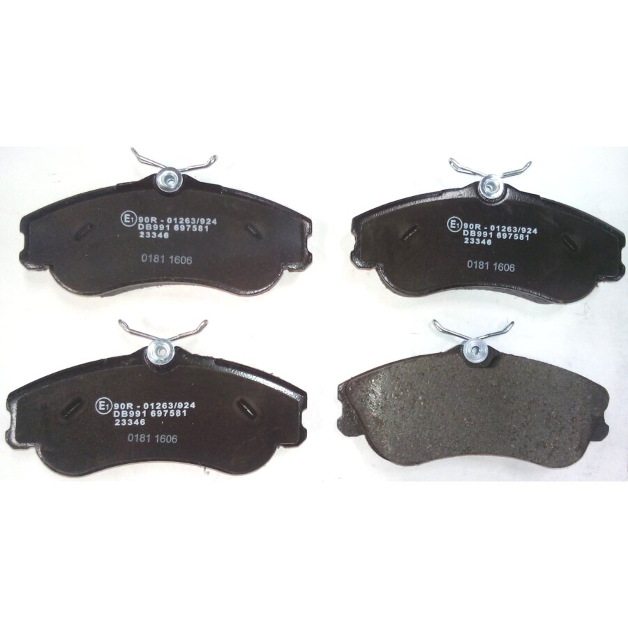 4 Plaquettes De Frein Norauto Nrp1477