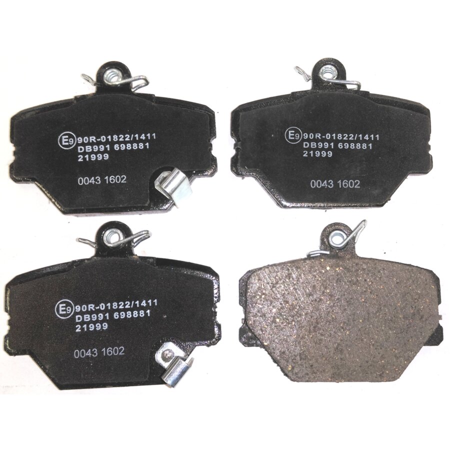 4 Plaquettes De Frein Norauto Nrp1162