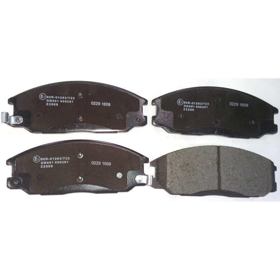 4 Plaquettes De Frein Norauto Nrp1605