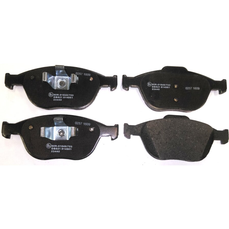 4 Plaquettes De Frein Norauto Nrp1568