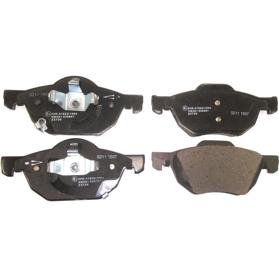 4 Plaquettes De Frein Norauto Nrp1704