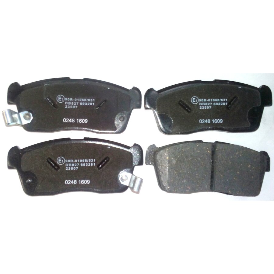 4 Plaquettes De Frein Norauto Nrp1532