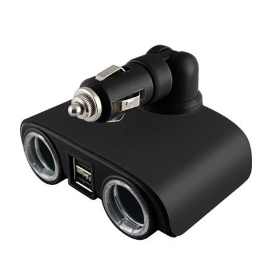 Double Prise Allume-cigare Norauto Avec 2 Ports Usb 12v/24v 10a