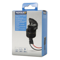 Double prise allume-cigare 2 ports USB NORAUTO 12V/24V 10 A - Norauto