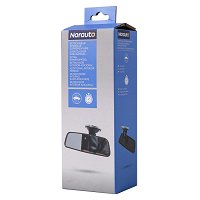Miroir Intérieur Voiture 200x60mm Avec Ventouse Puissante - Rotatif 360° Universel Pour SUV, Camions Et Voitures