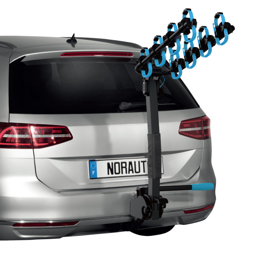 Photo Porte-vélos Sur Attelage Suspendu Norauto Slim 100-4 Pour 4 Vélos
