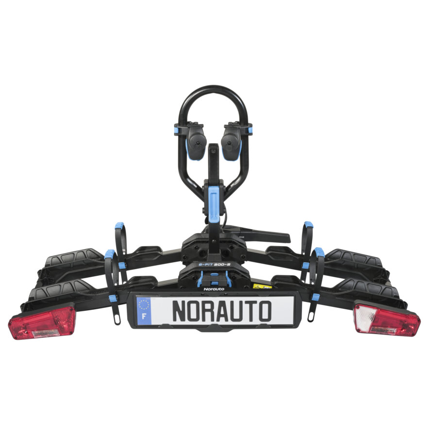 Photo Porte-vélos Sur Attelage Norauto E-fit 200-2 Pour 2 Vélos Compatible Vélo Électrique